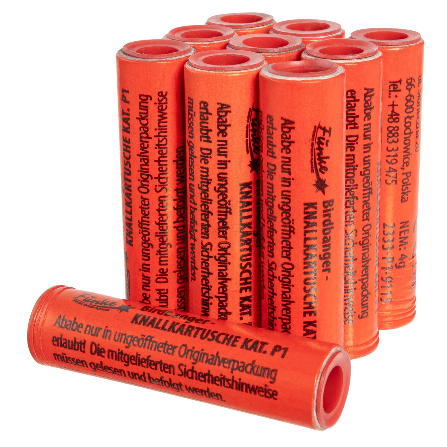 Race 15 mm Funke 10 szt. - Red