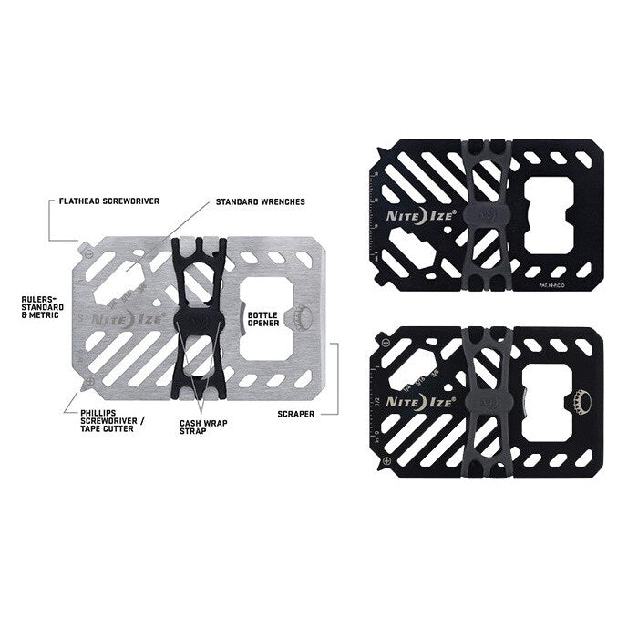 Multitool Nite Ize Financial Tool Wallet - Czarny