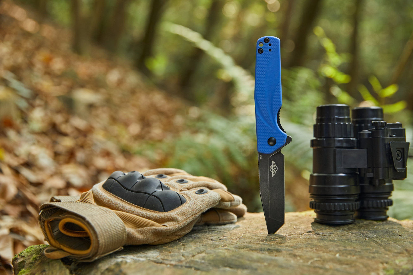 Nóż składany Oknife Ratel Blue - stal nierdzewna 154CM