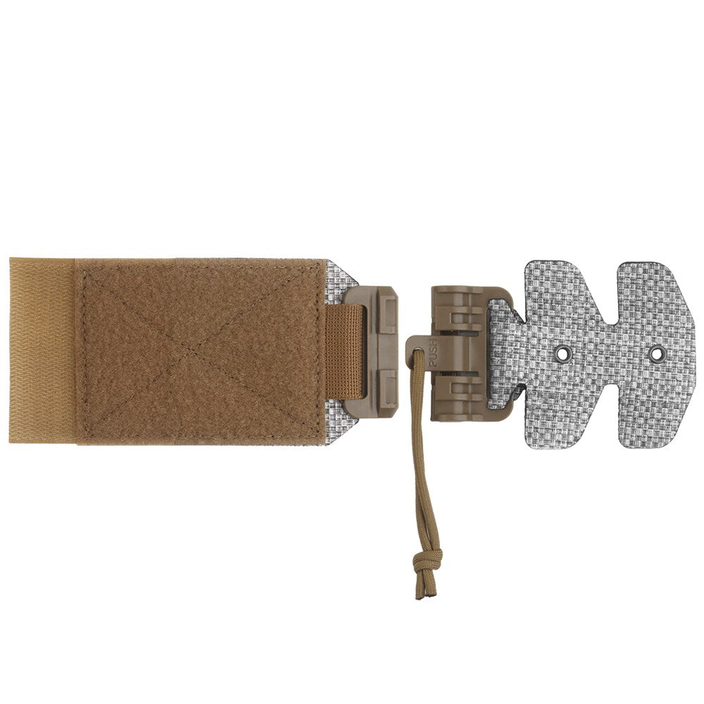 Zestaw adapterów QD Wosport do kamizelek taktycznych - Coyote Brown