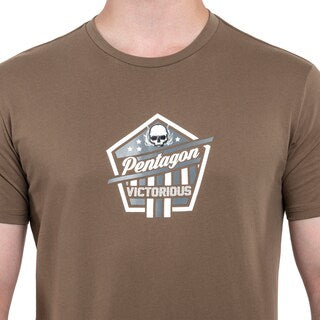 Koszulka T-Shirt Pentagon "Victorious" - Coyote