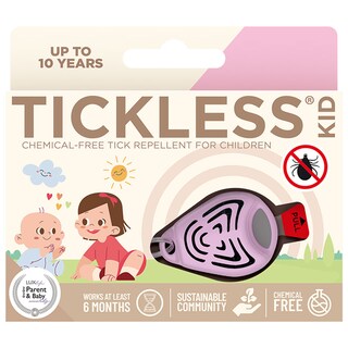Ultradźwiękowa ochrona przed kleszczami TickLess Kid - dla dzieci - Pink