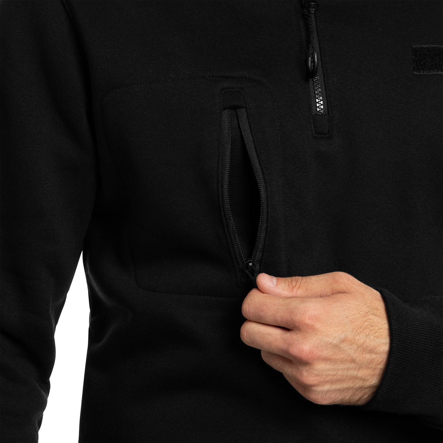 Bluza Brandit Tactical Sweat Troyer - Black