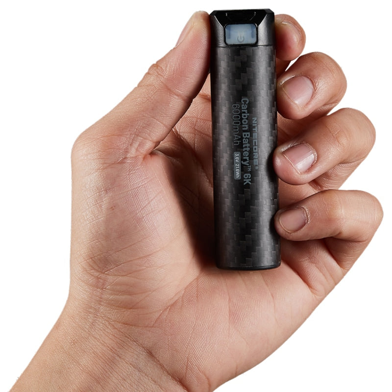 Powerbank Nitecore 6000 mAh Carbon Battery 6K