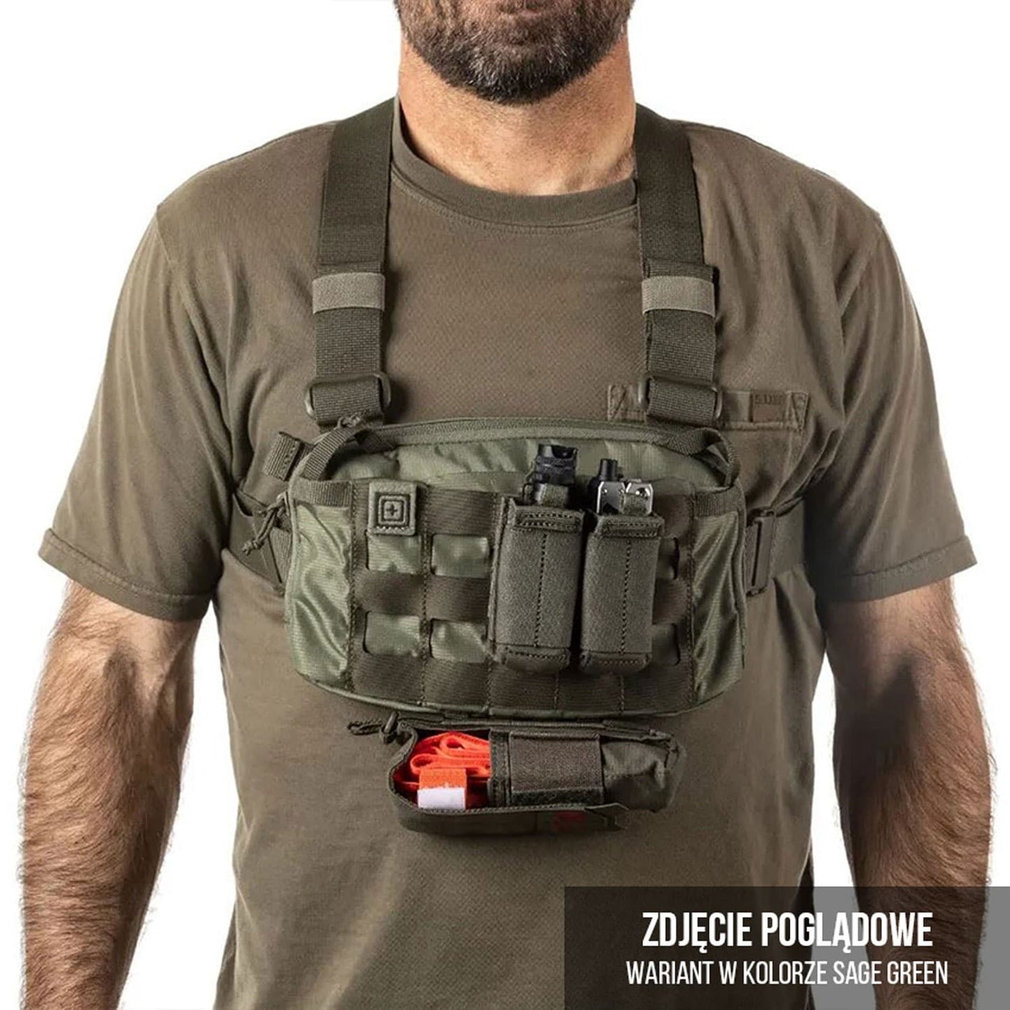 Torba 5.11 Skyweight Survival Chest Pack 2 l - Major Brown