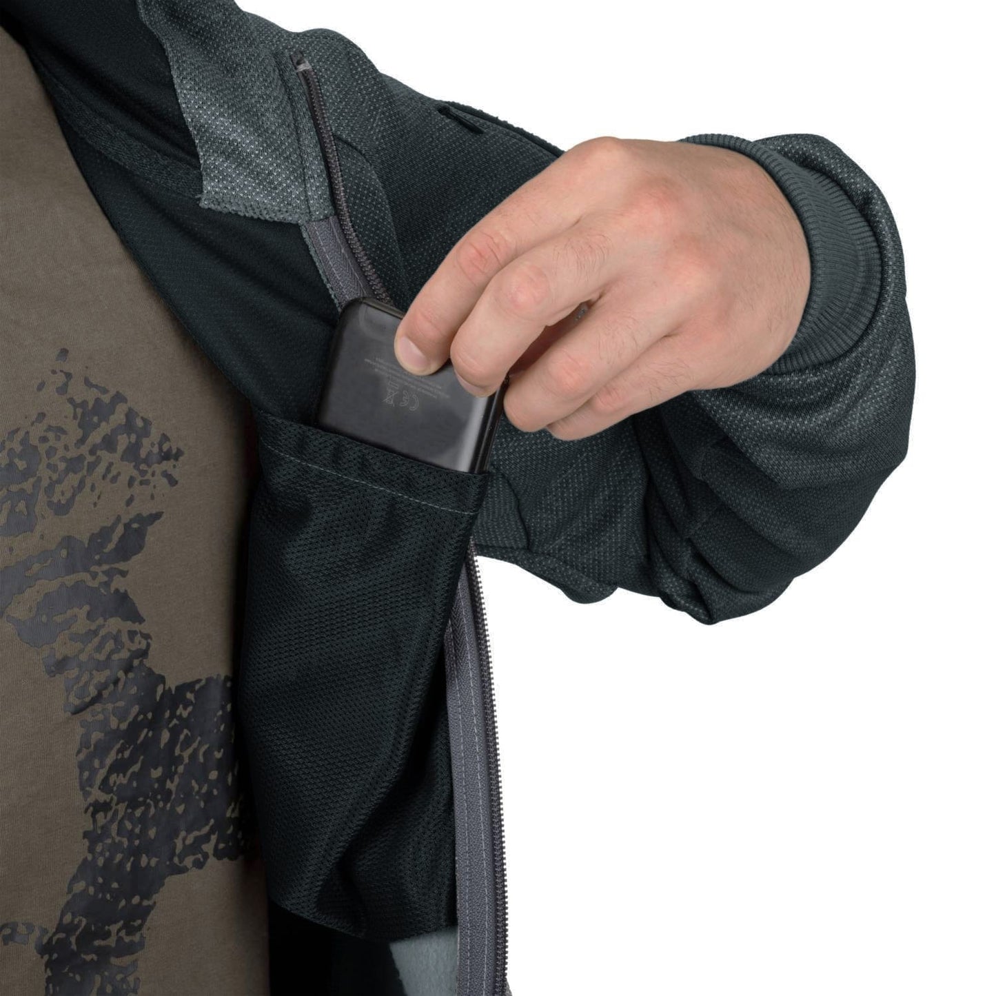 Bluza Helikon Urban Tactical Hoodie - Black/Melange Grey