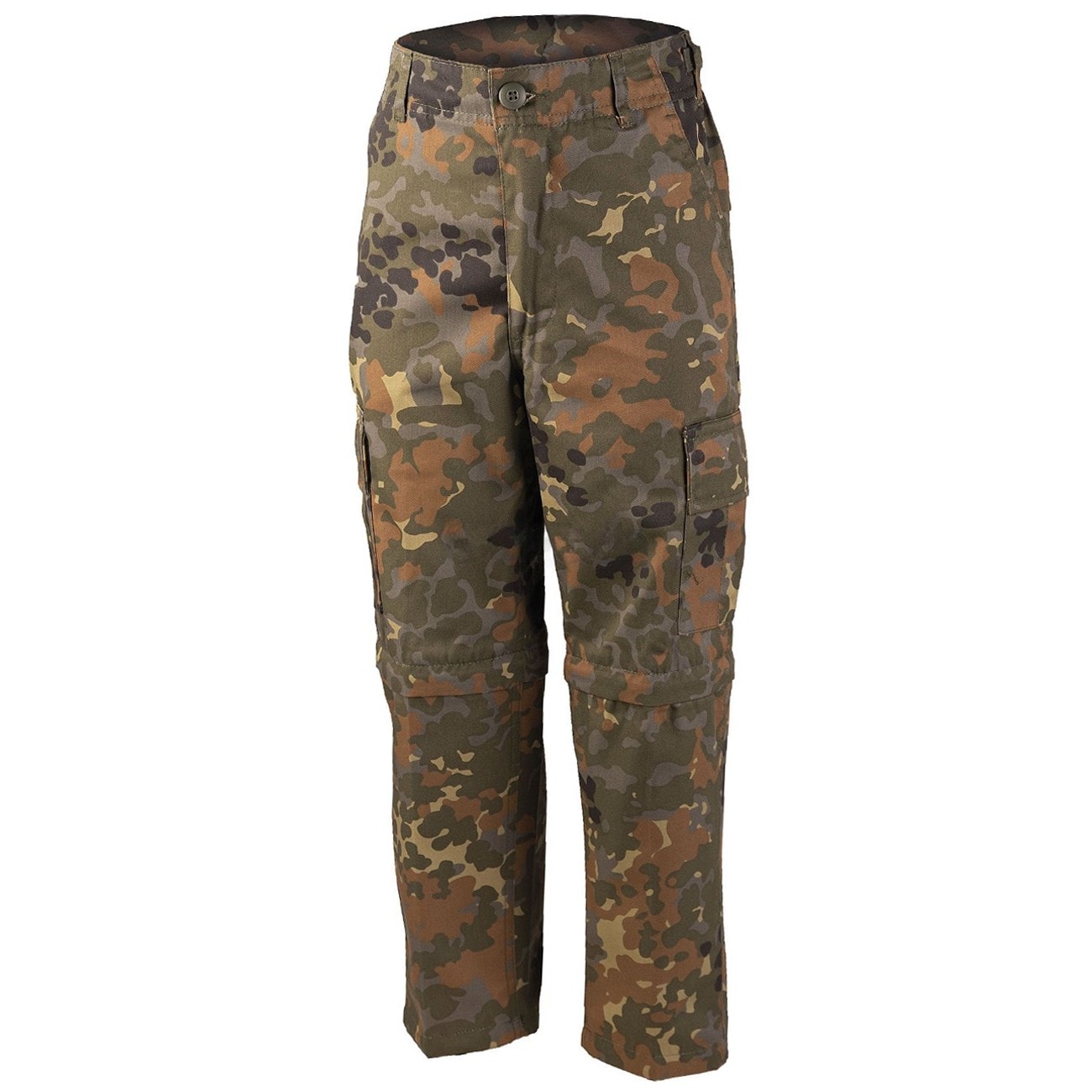 Spodnie dziecięce Mil-Tec Zip-Off BDU - Flecktarn
