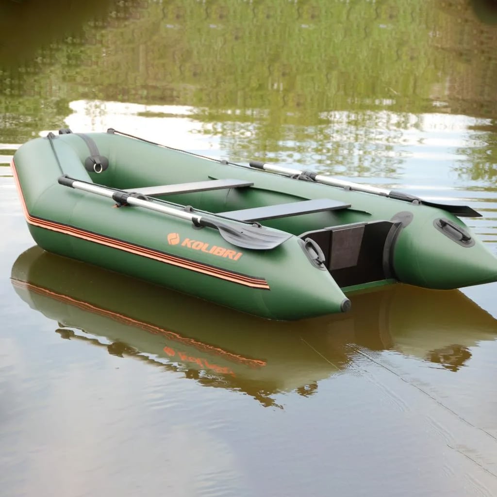 Ponton Kolibri KM-330 z pełną podłogą - Green
