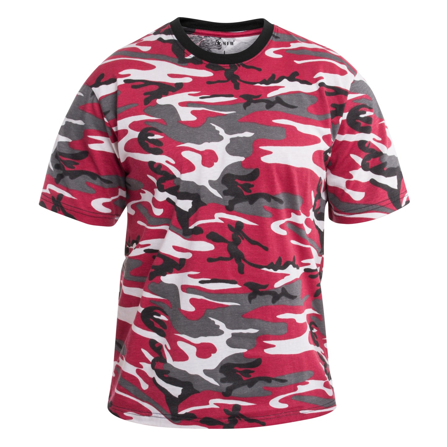 Koszulka T-shirt MFH Streetstyle - Red Camo