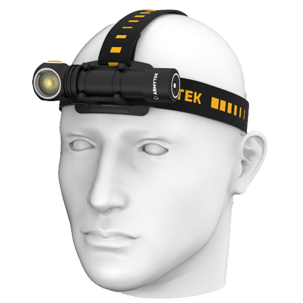 Latarka czołowa i kątowa Armytek Wizard C2 Magnet USB Warm - 1120 lumenów