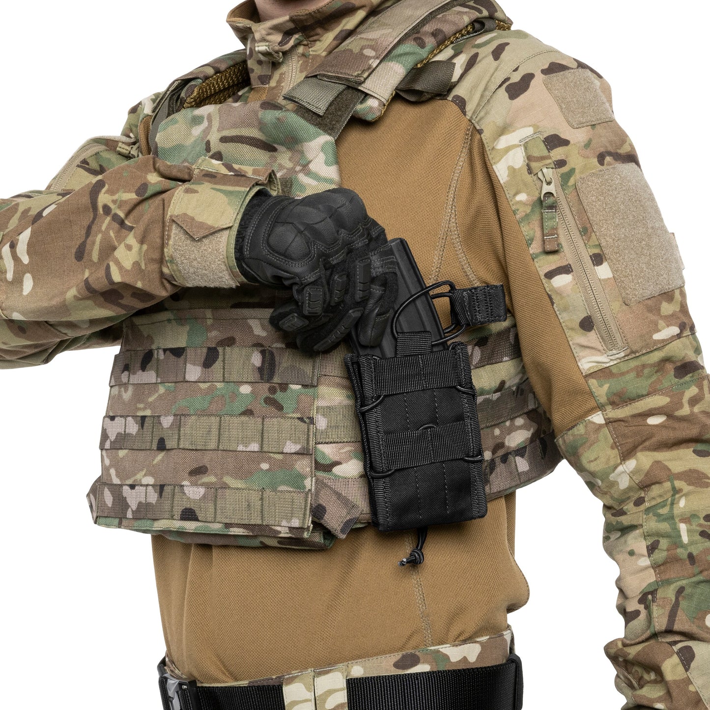 Pojedyncza ładownica Mil-Tec na magazynek - Black