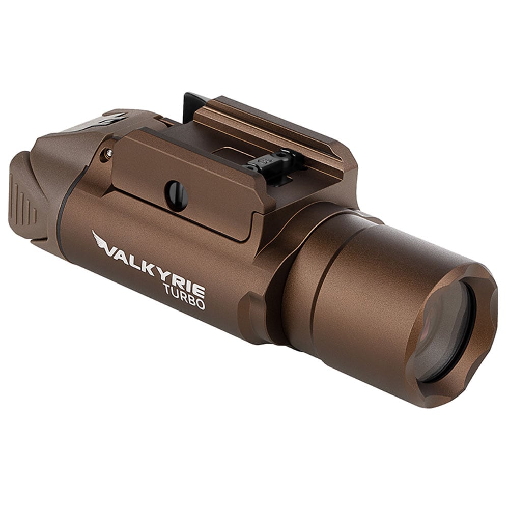 Latarka laserowa na broń Olight LEP Valkyrie Turbo Desert Tan - 250 lumenów