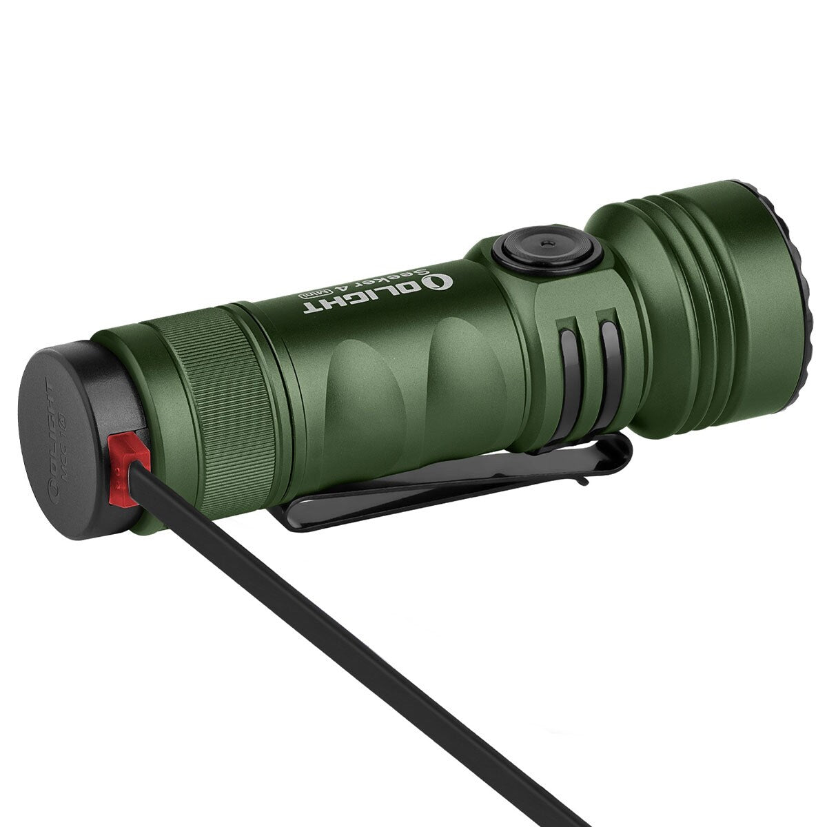 Latarka taktyczna Olight Seeker 4 Mini Cool White OD Green - 1200 lumenów