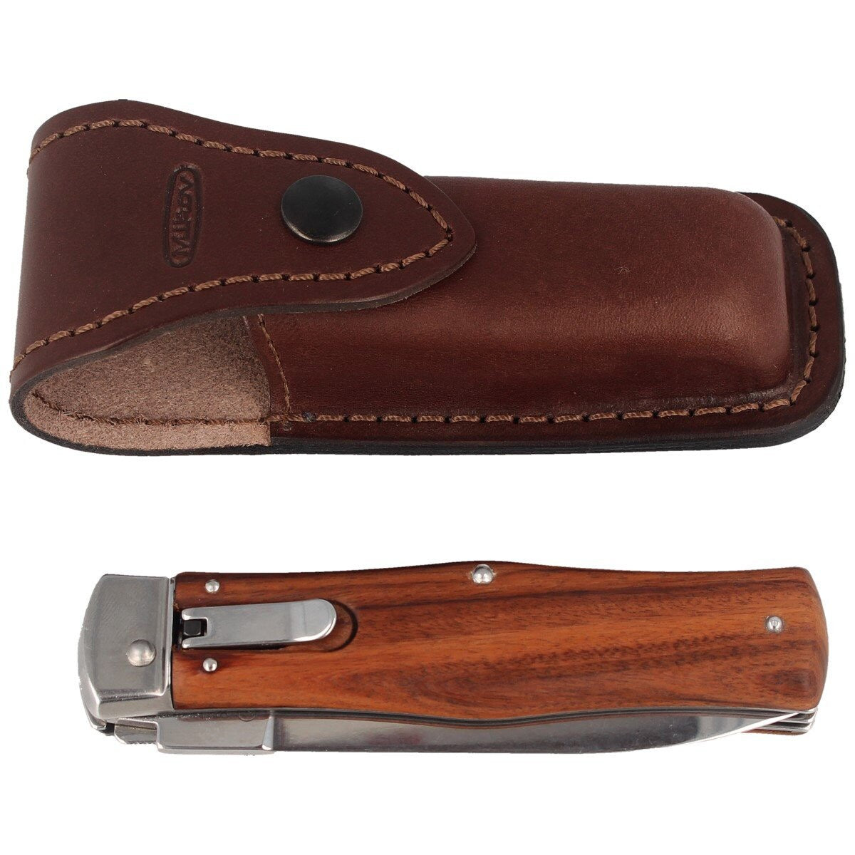 Nóż sprężynowy Mikov Predator 241-ND-2/KP Wood