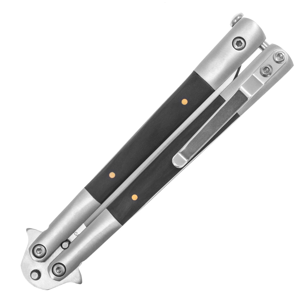 Nóż składany motylek Boker Magnum Balisong Wood