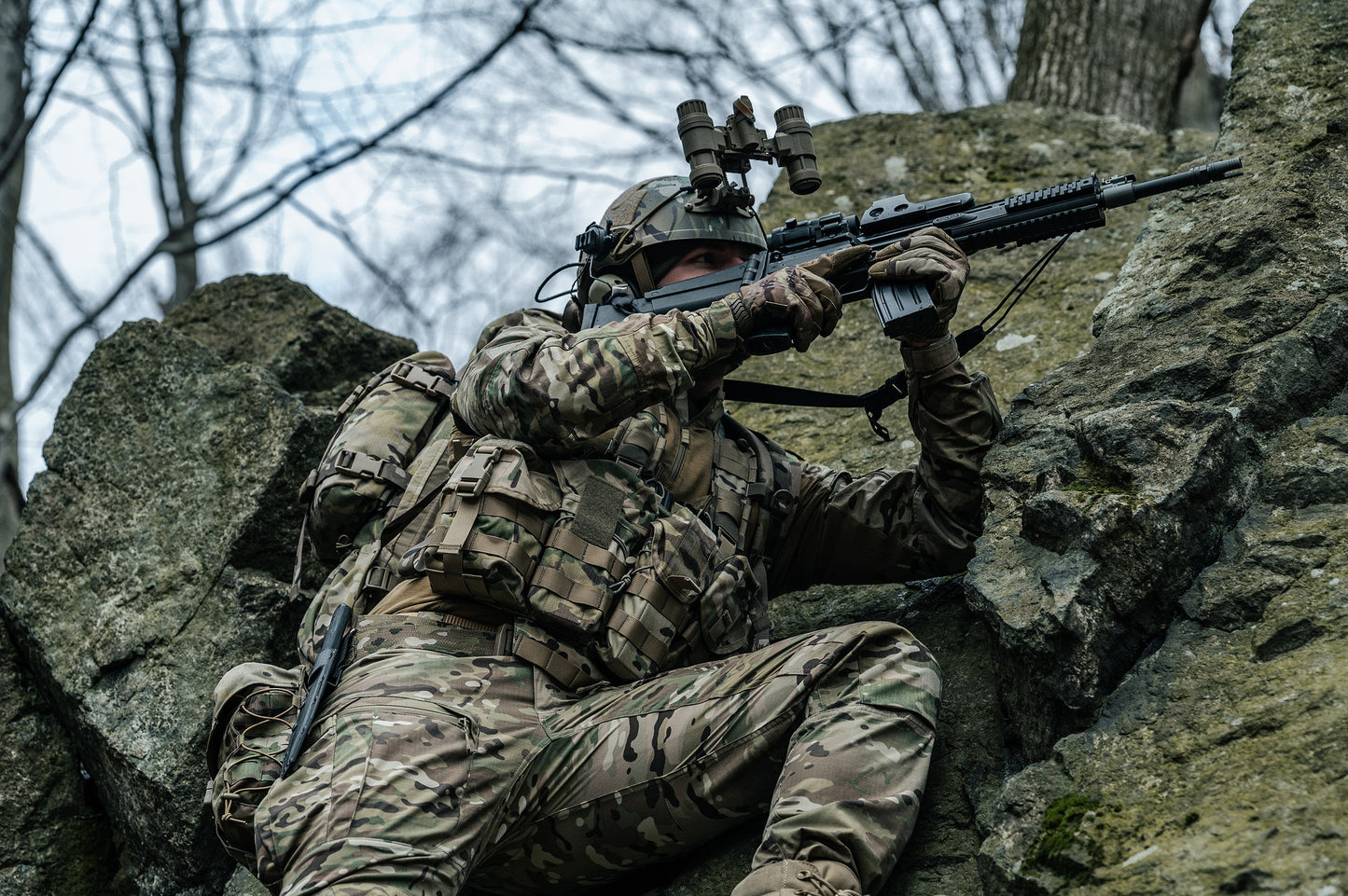 Kamizelka taktyczna Helikon Guardian Chest Rig - MultiCam