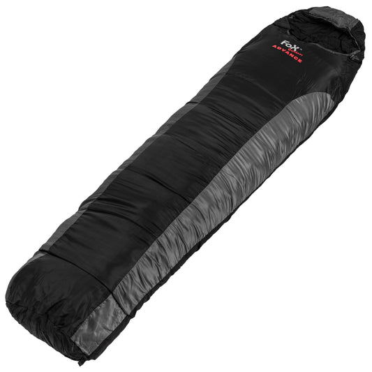 Śpiwór MFH Fox Outdoor Mummy Advance - Black/Grey