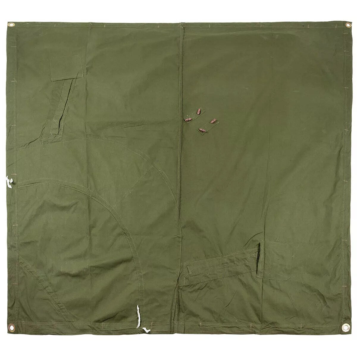 Płachta biwakowa MFH Tarpaulin 180 x 180 cm OD Green - używana - Demobil