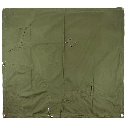 Płachta biwakowa MFH Tarpaulin 180 x 180 cm OD Green - używana - Demobil