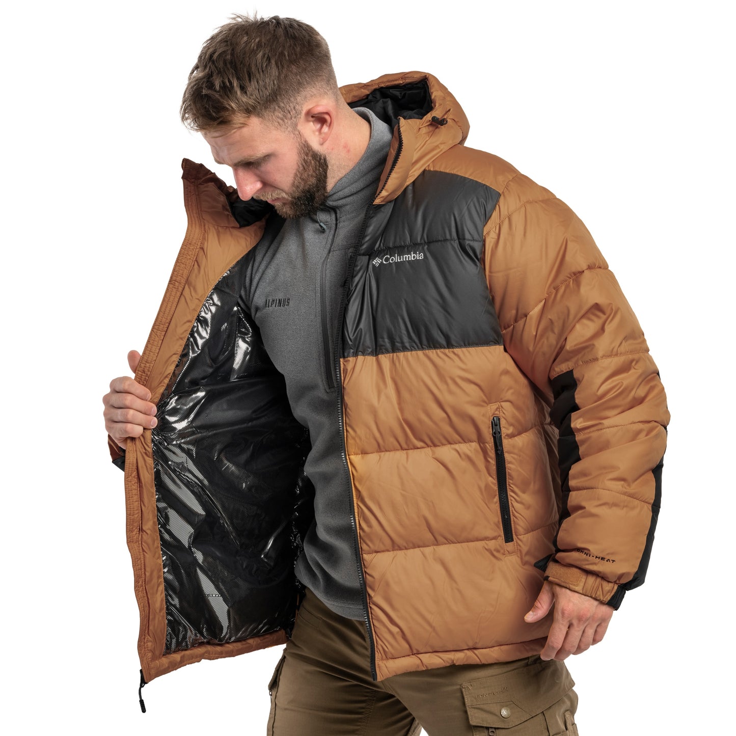 Kurtka Columbia Pike Lake II Hooded - Delta/Black