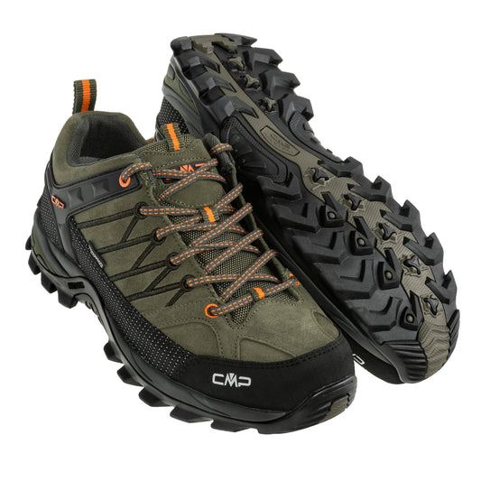 Buty trekkingowe CMP Rigel Low Waterproof - Olive/Flame