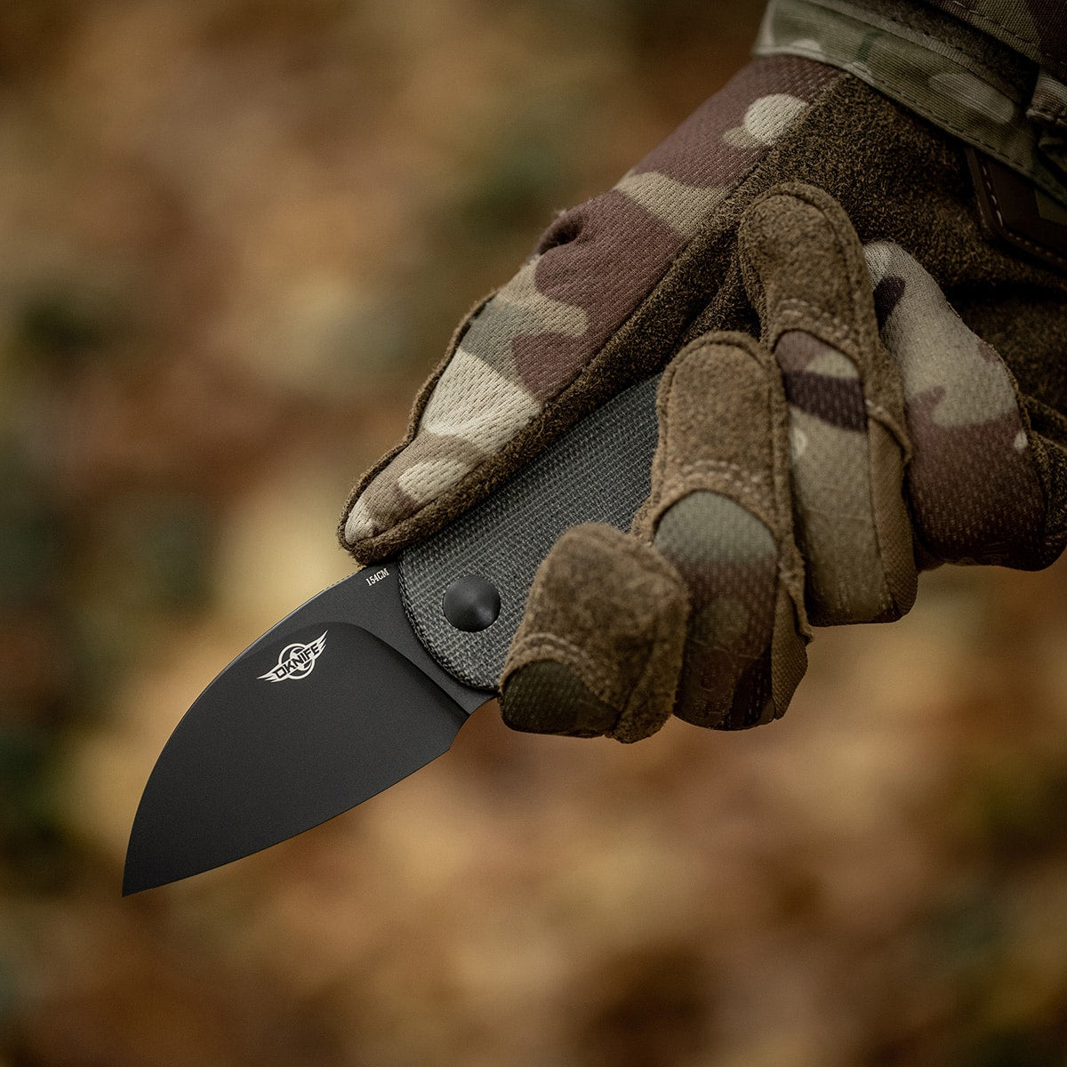 Nóż składany Oknife Parrot Black - stal nierdzewna 154CM