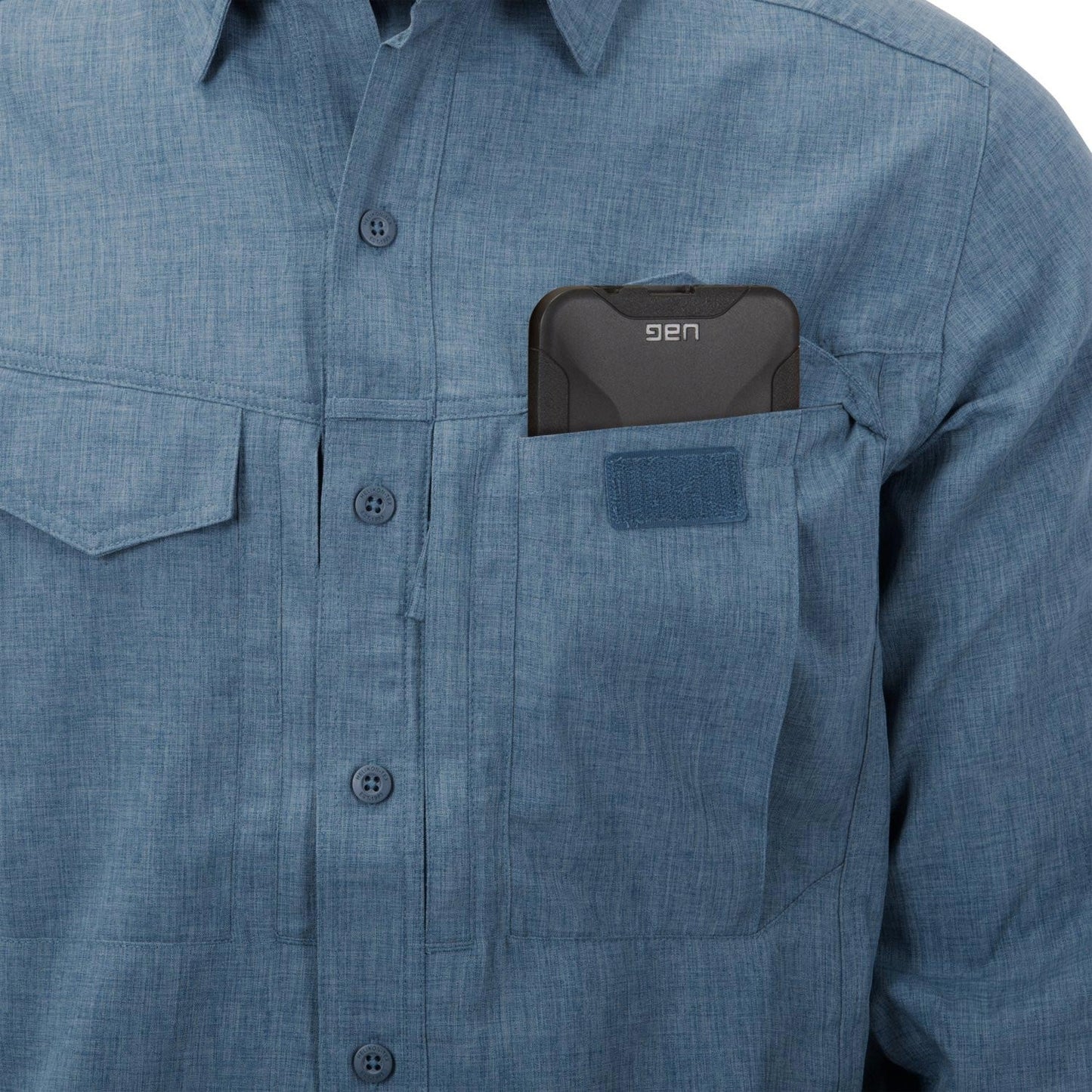 Koszula Helikon Defender Mk2 Gentleman - Melange Blue
