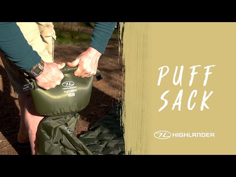Worek pompka wodoodporny Highlander Outdoor Lightweight Puff Sack Inflation 20 l - Olive