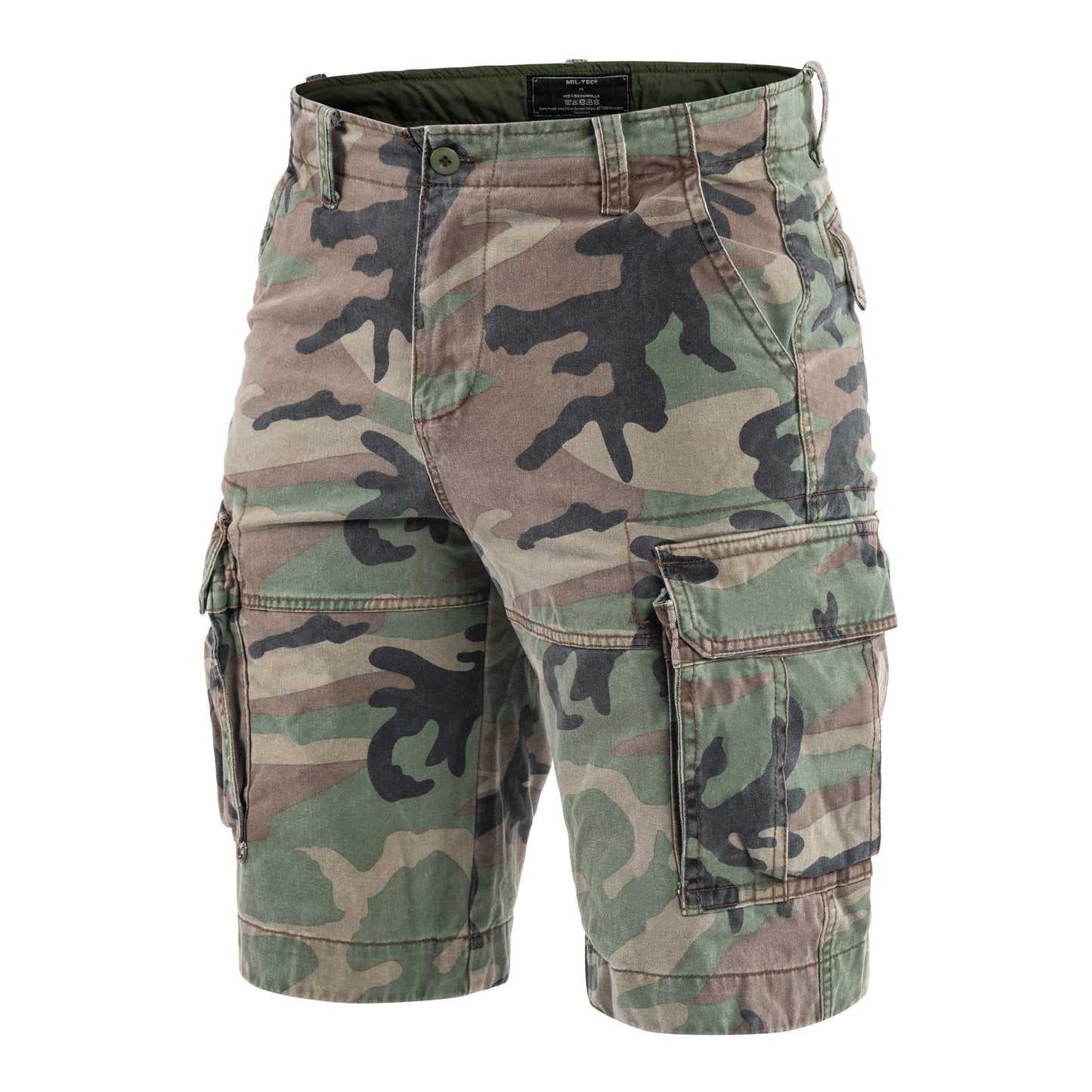 Szorty Mil-Tec Vintage Prewash - Woodland