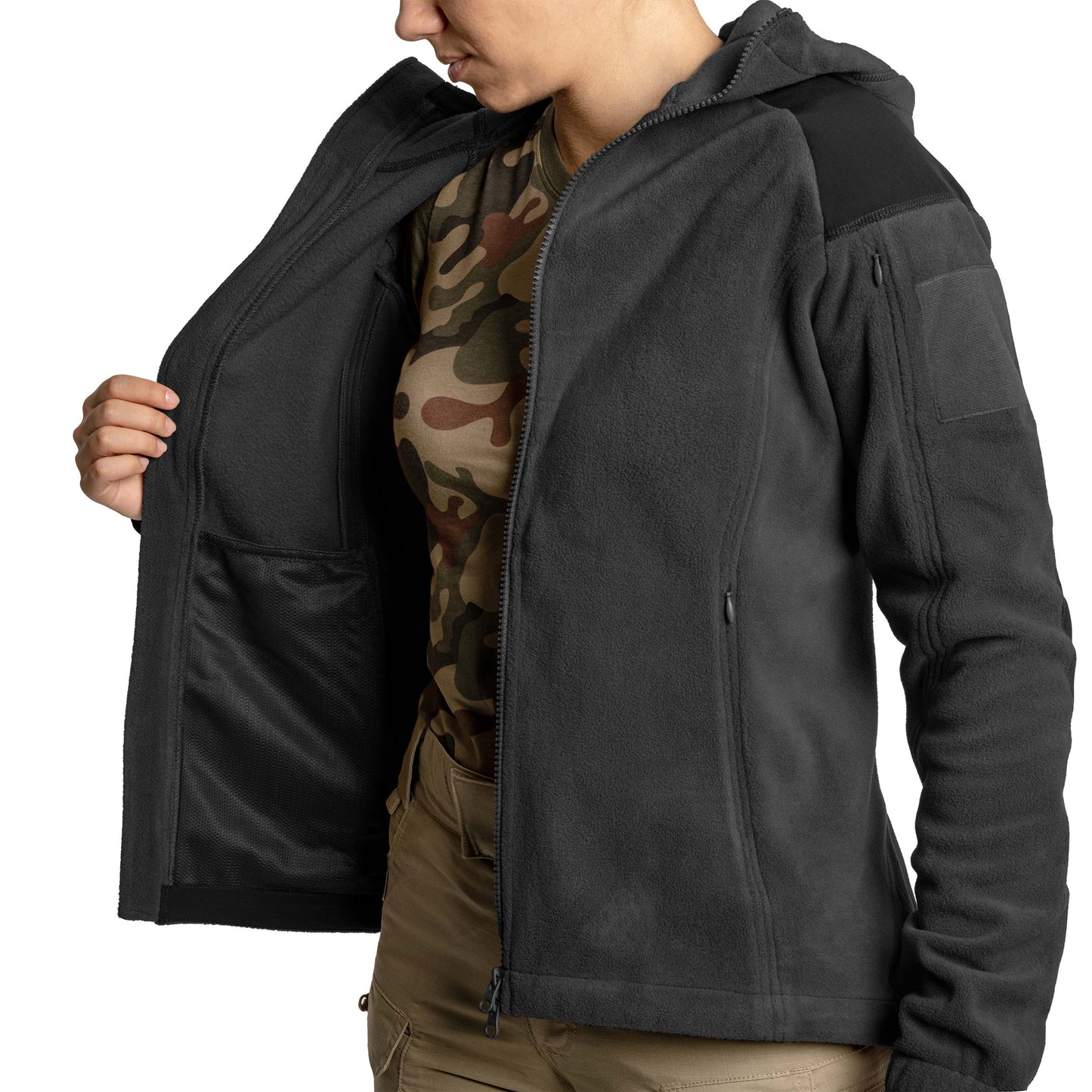Polar damski Helikon Cumulus Heavy Fleece - Black