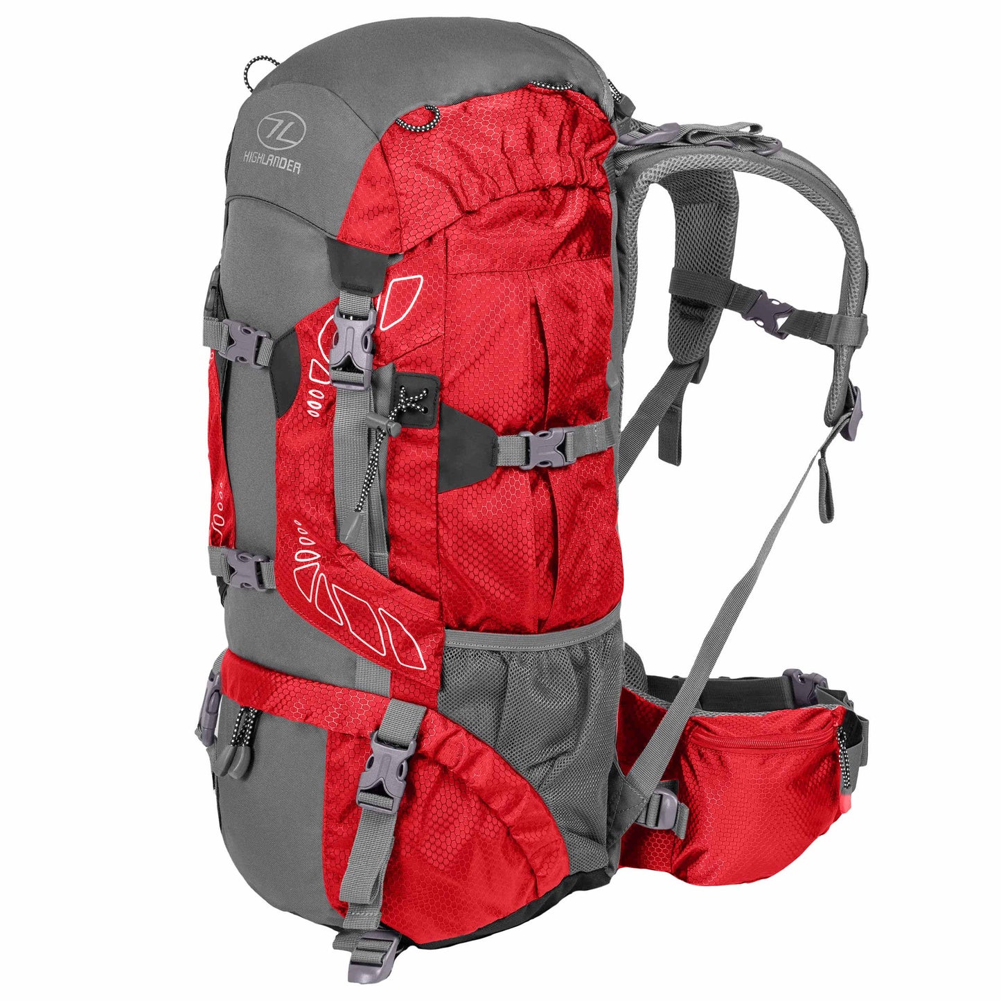 Plecak Highlander Discovery Rucksack 45 l - Red