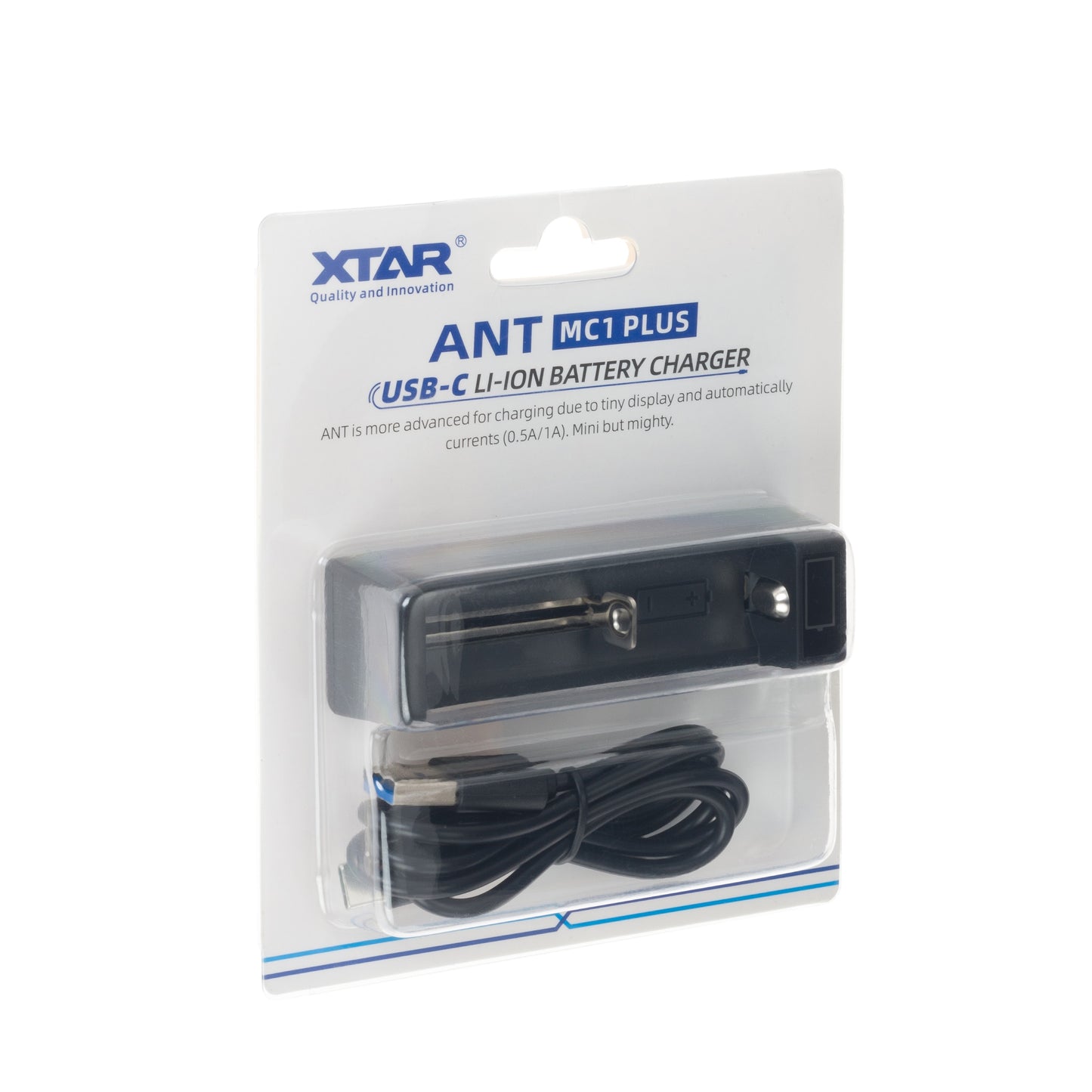 Ładowarka do akumulatorów XTar MC1+ USB-C - Black