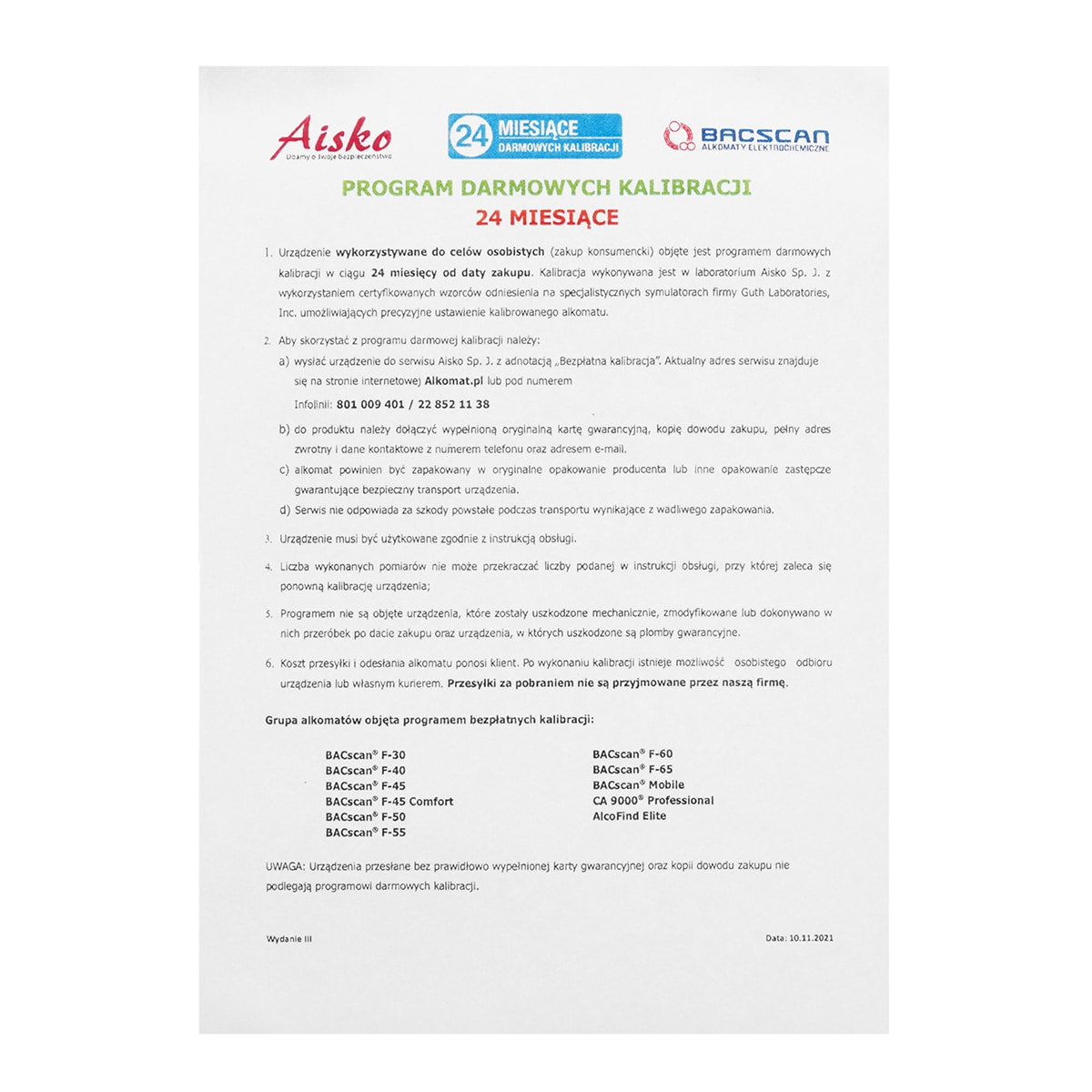 Alkomat BACscan CA 9000 Professional