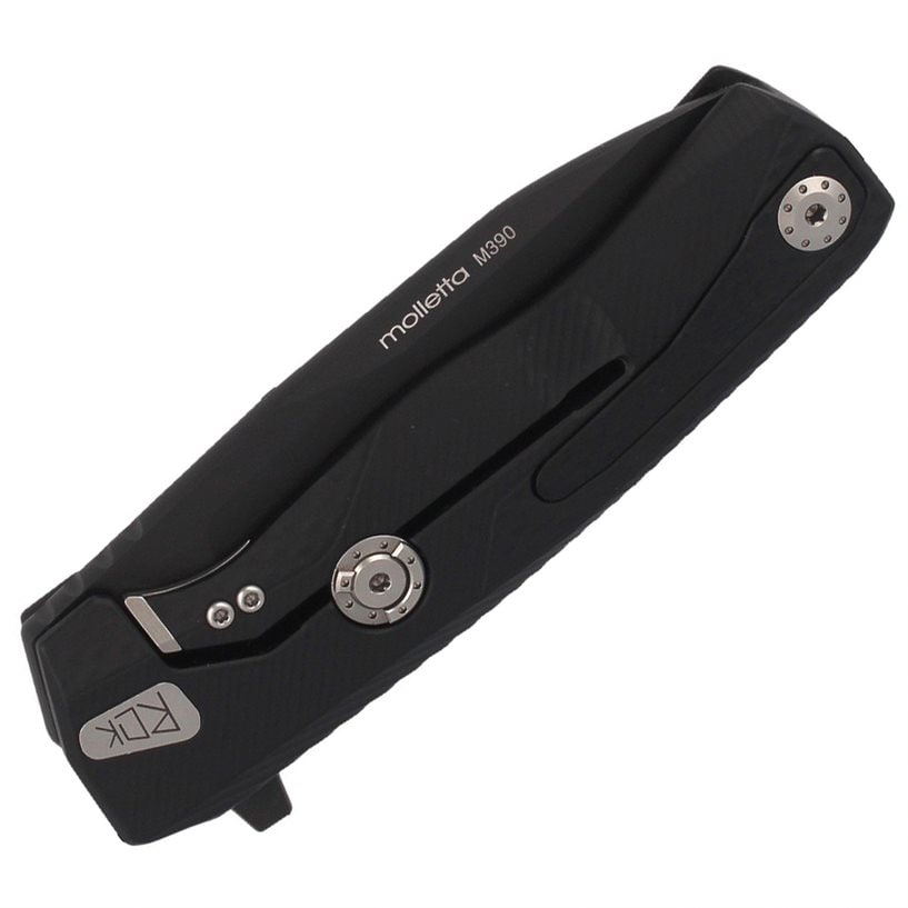 Nóż składany LionSteel ROK Aluminium Black Blade Black