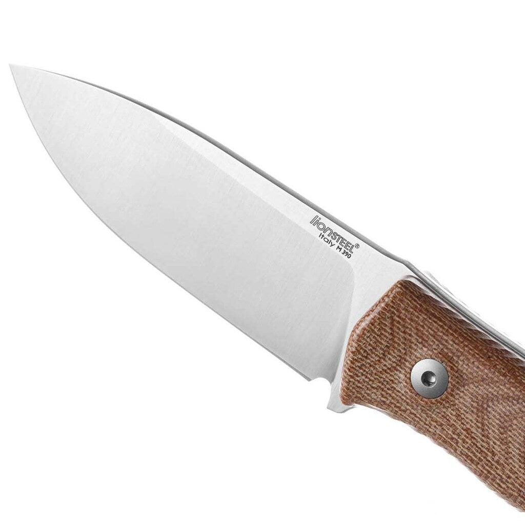 Nóż LionSteel M4 Natural Canvas Satin Blade