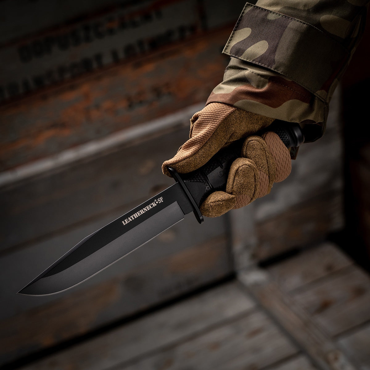Nóż wojskowy Cold Steel Leatherneck SF D2