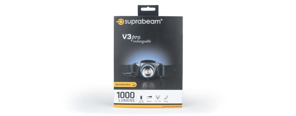 Latarka czołowa Suprabeam V3 Pro - 1000 lumenów