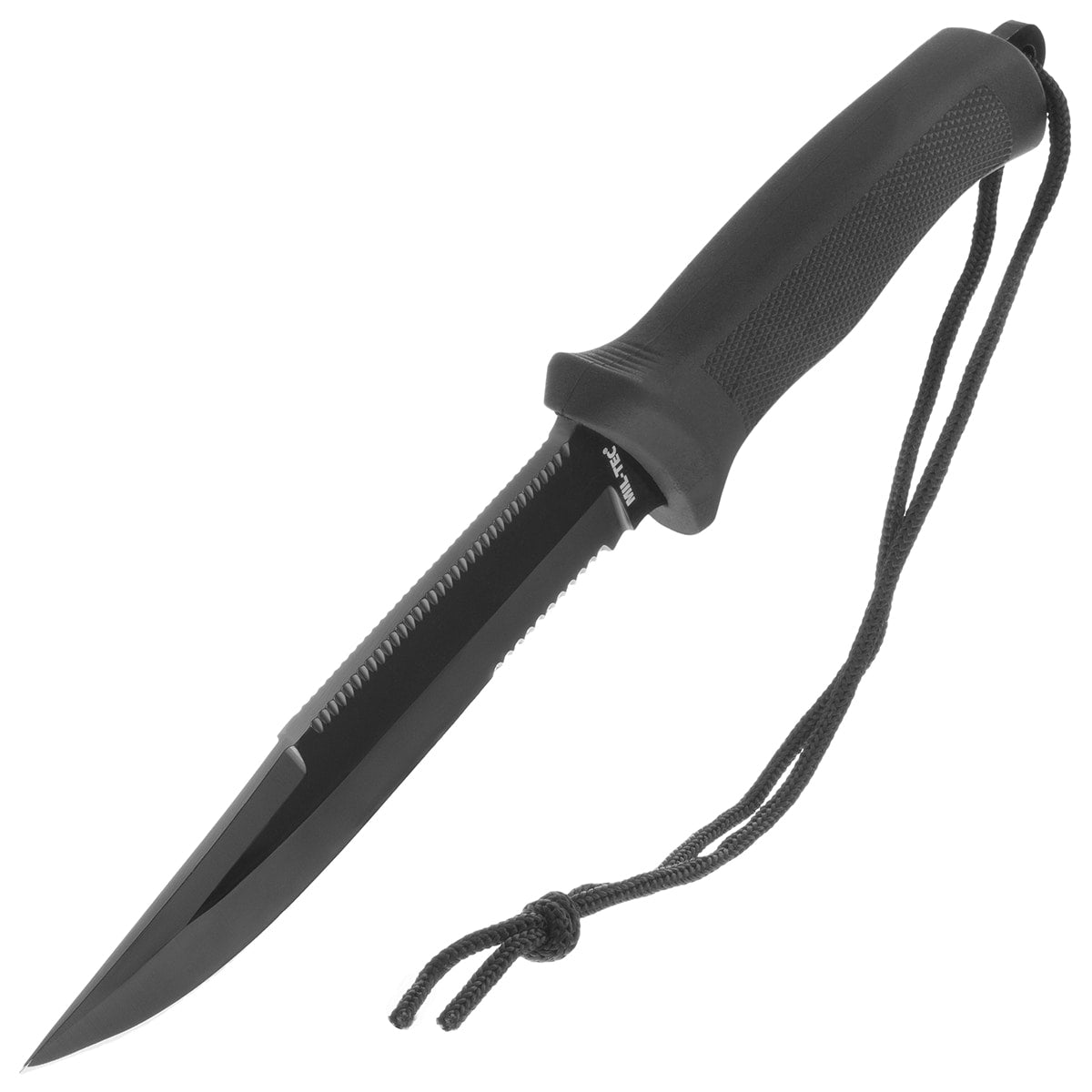 Nóż Mil-Tec Combat Knife Rubber Handle - Black