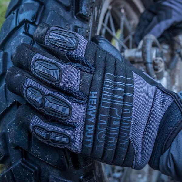 Rękawice Helikon Impact Heavy Duty - Black/Graphite