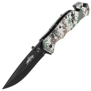 Nóż składany ratowniczy Master Cutlery MU-A001DG Spring Assisted - Digital Camo