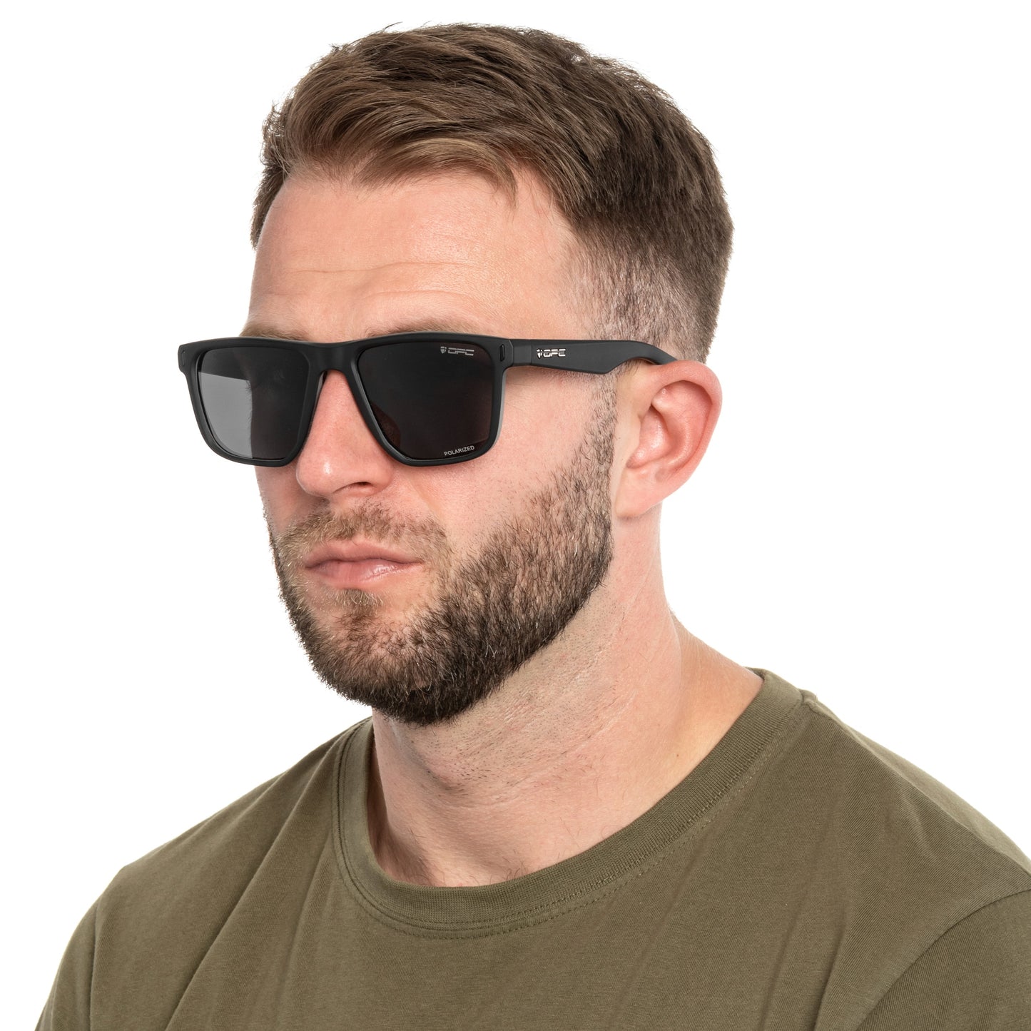 Okulary przeciwsłoneczne OPC Lifestyle Miami Matt Black/Smoke z polaryzacją