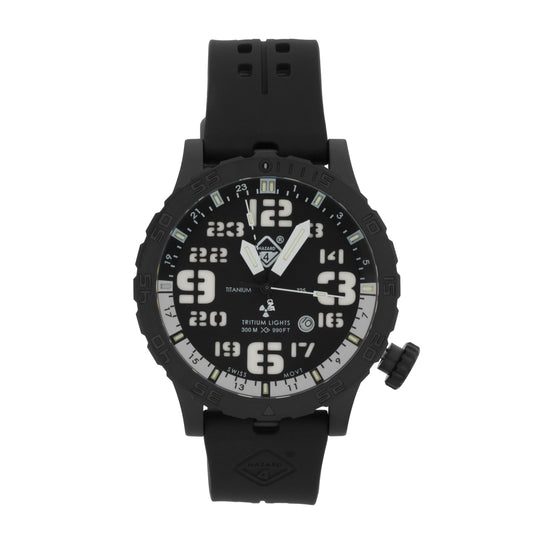 Zegarek Hazard 4 Heavy Water Diver Nightwatch GMT - Black