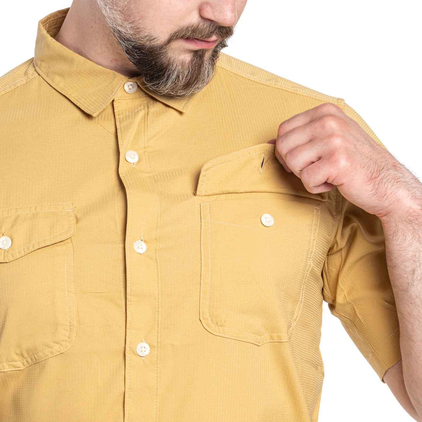 Koszula Columbia Utilizer II Solid Short Sleeve - Light Camel