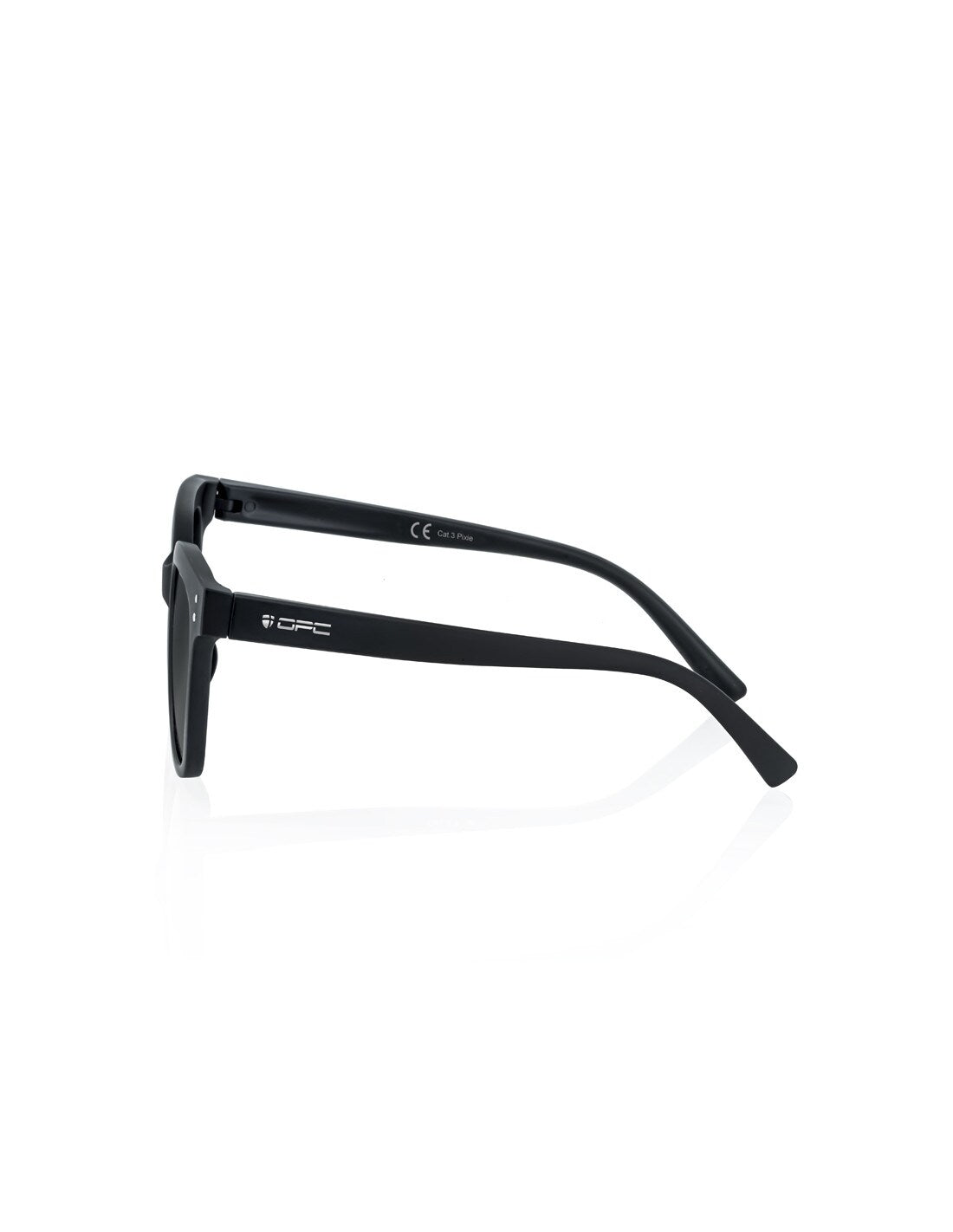 Okulary przeciwsłoneczne dziecięce OPC Kids & Junior Pixie - Matt Black/Smoke