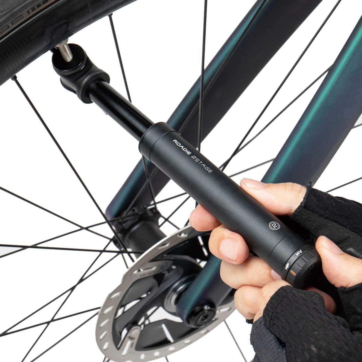 Pompka rowerowa Topeak Roadie 2 stage - Black