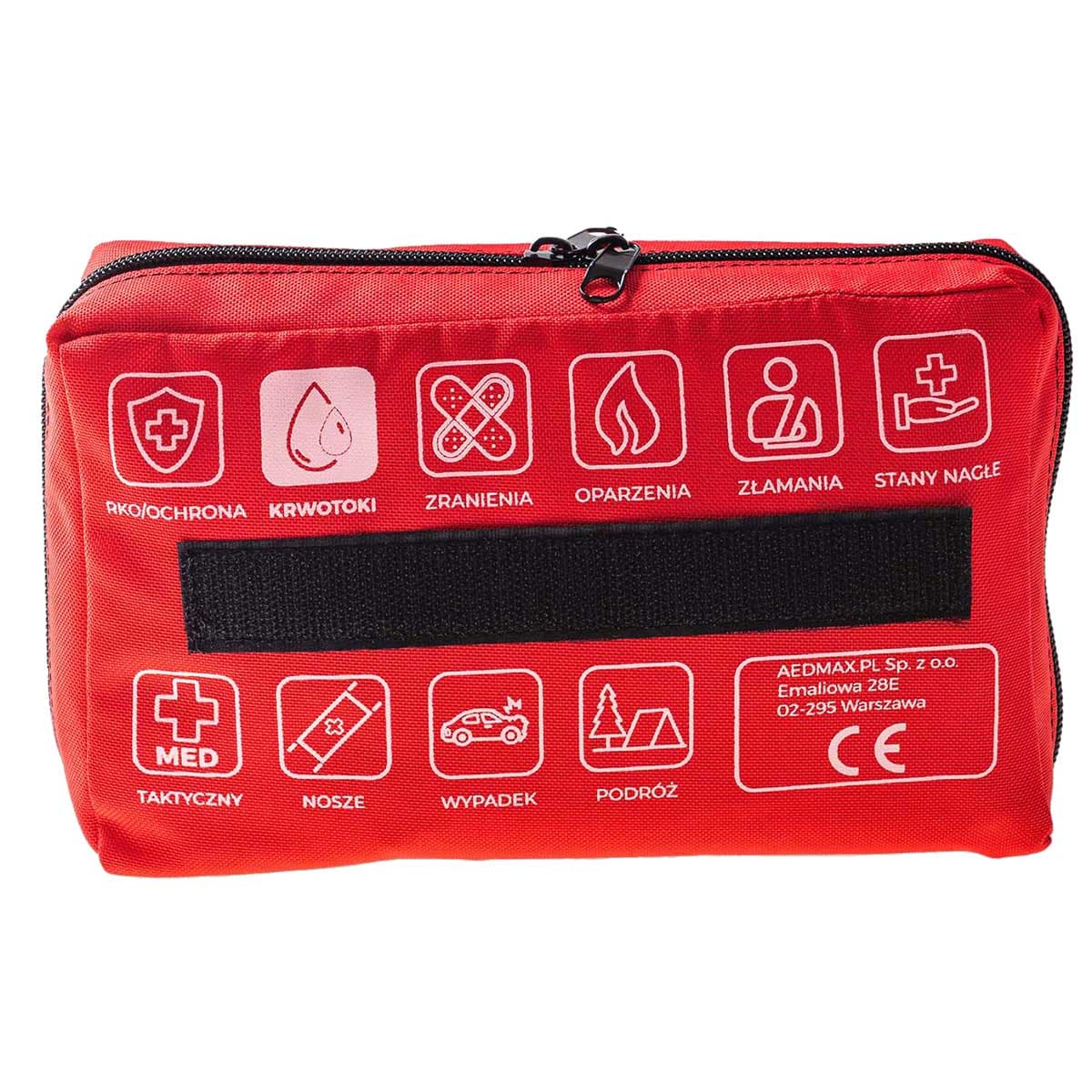 Apteczka modułowa AedMax Trauma Kit K - Krwotoki - czarna staza