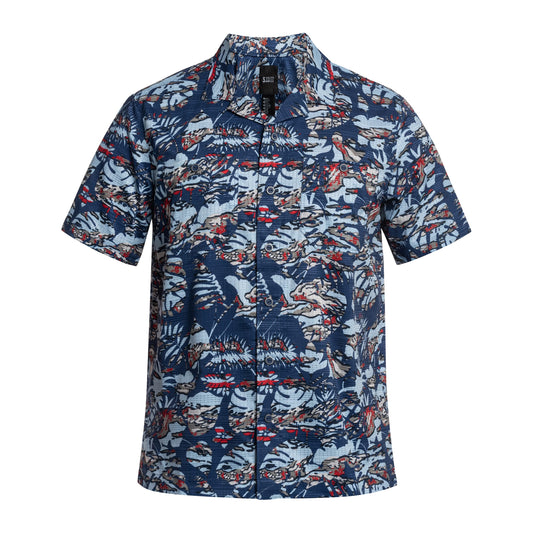 Koszula 5.11 Adventure Print Short Sleeve - Mussel Blue Neu Vay Camo