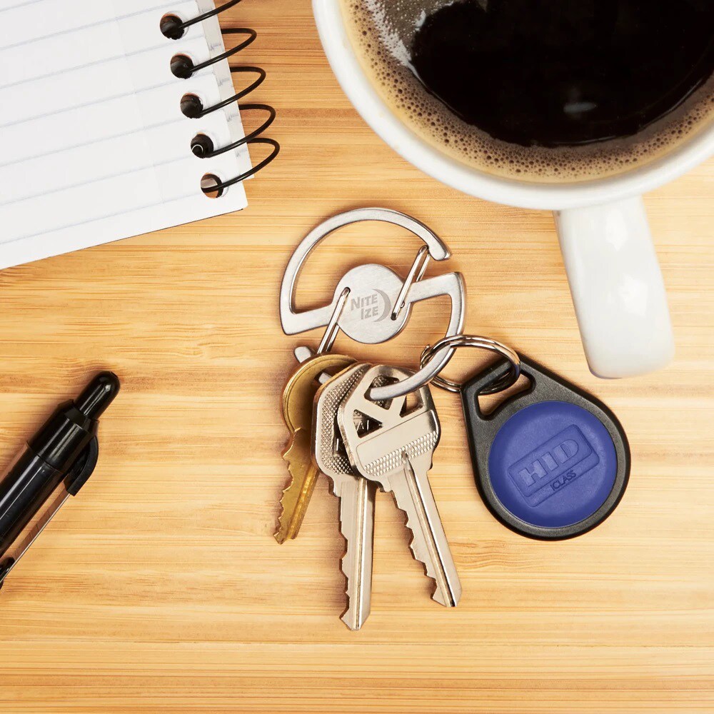 Karabińczyk Nite Ize Medallion Key Carabiner - Silver