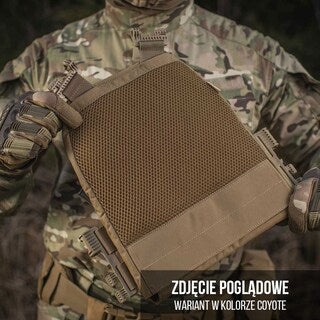Kamizelka taktyczna typu Plate Carrier M-Tac Cuirass Fast QRS - Black - na płyty Medium