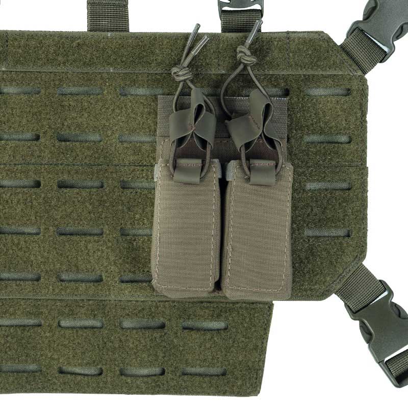 Ładownica Mil-Tec Double Magazine Pouch Hook & Loop Backside - Olive